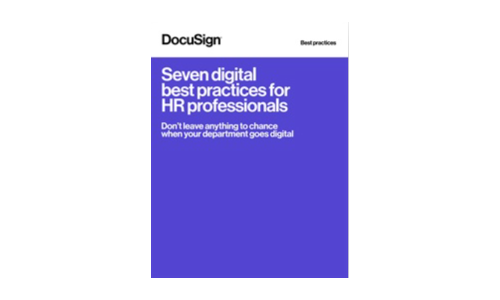 Zeven digitale best practices voor HR -professionals laten niets aan het toeval achter wanneer uw afdeling digitaal gaat